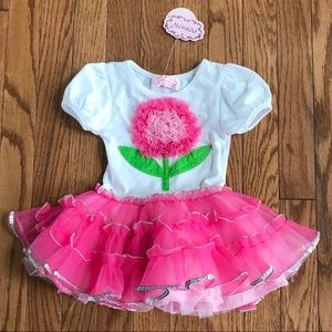 🔥NWT! Girls Popatu tutu dress size 24 months